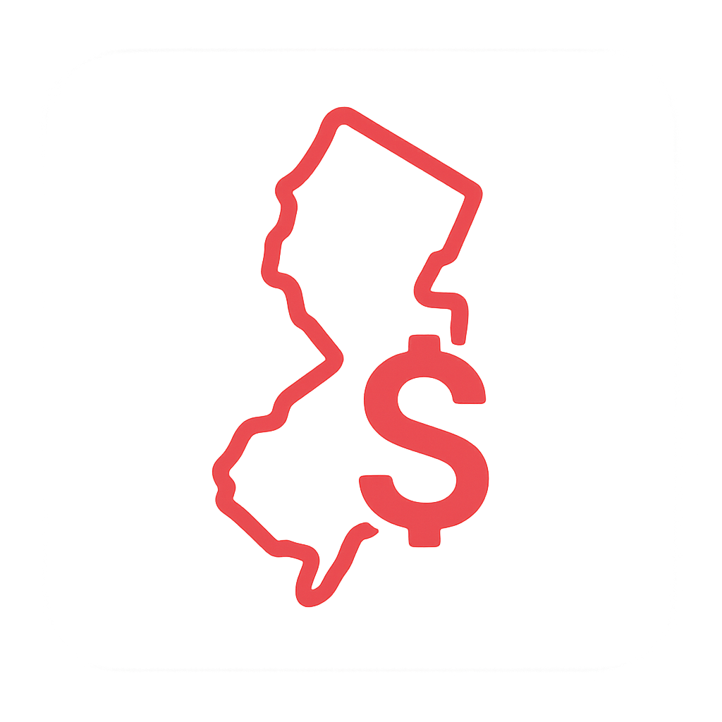 State of New Jersey with budget analysis text